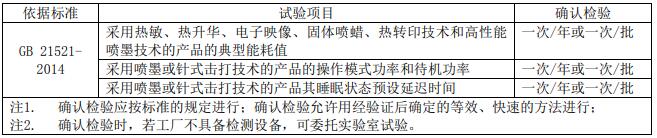 復印機、打印機節(jié)能認證審廠標準